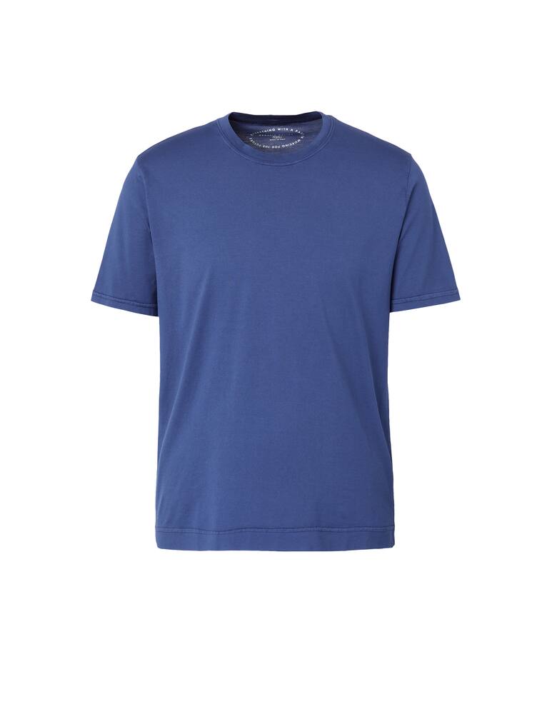 rinascente Fedeli Organic jersey t-shirt - blue