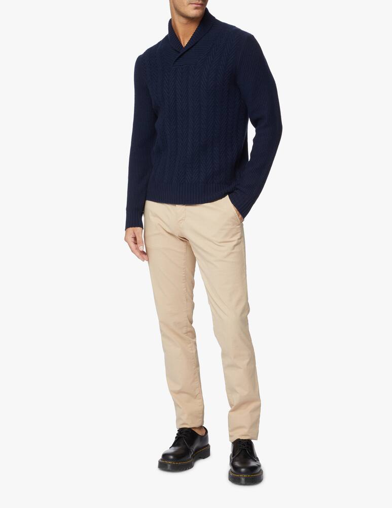 rinascente Pure Cashmere Maglione lavorato con collo a scialle