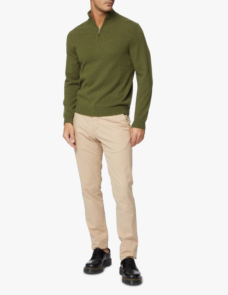 rinascente Pure Cashmere Maglione con mezza zip in cashmere