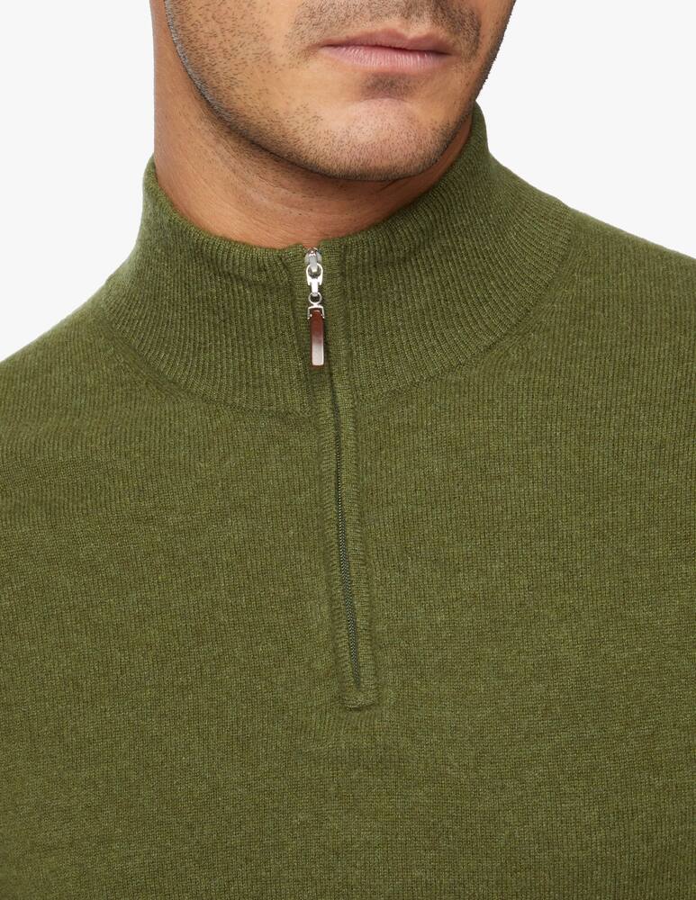 rinascente Pure Cashmere Maglione con mezza zip in cashmere