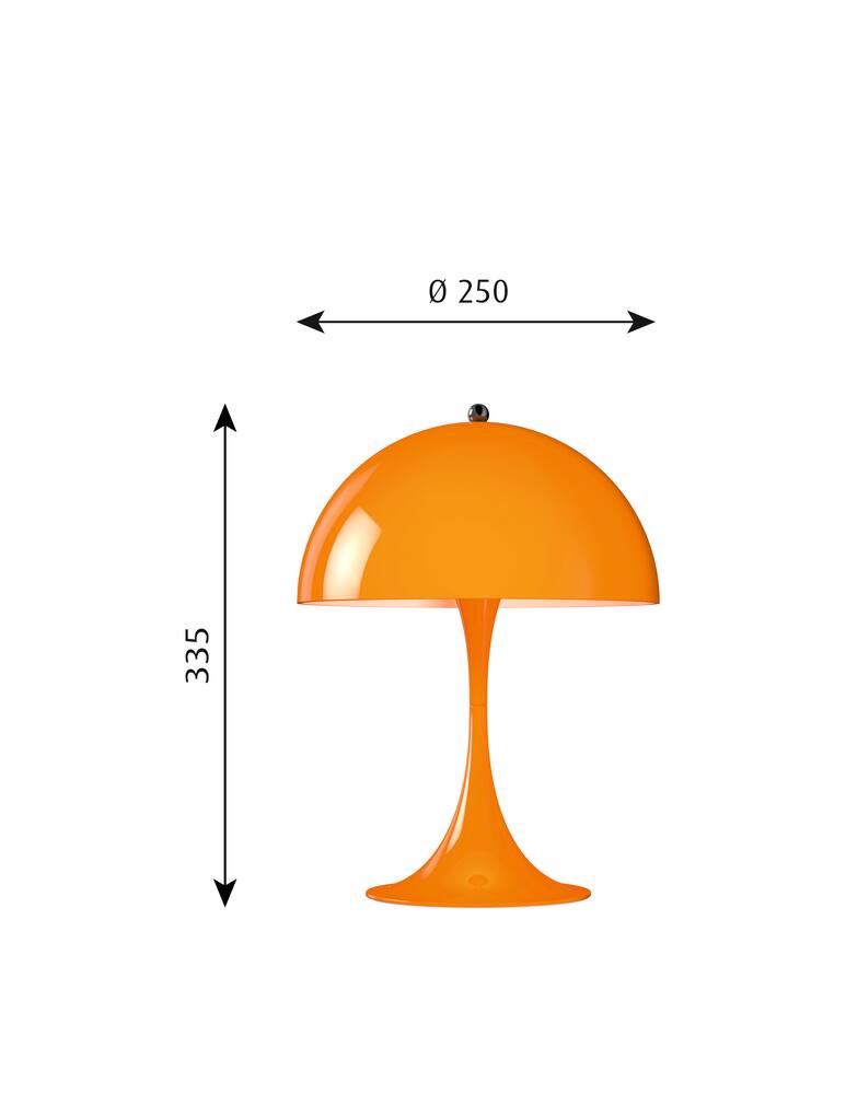 rinascente Louis Poulsen Panthella mini table lamp  