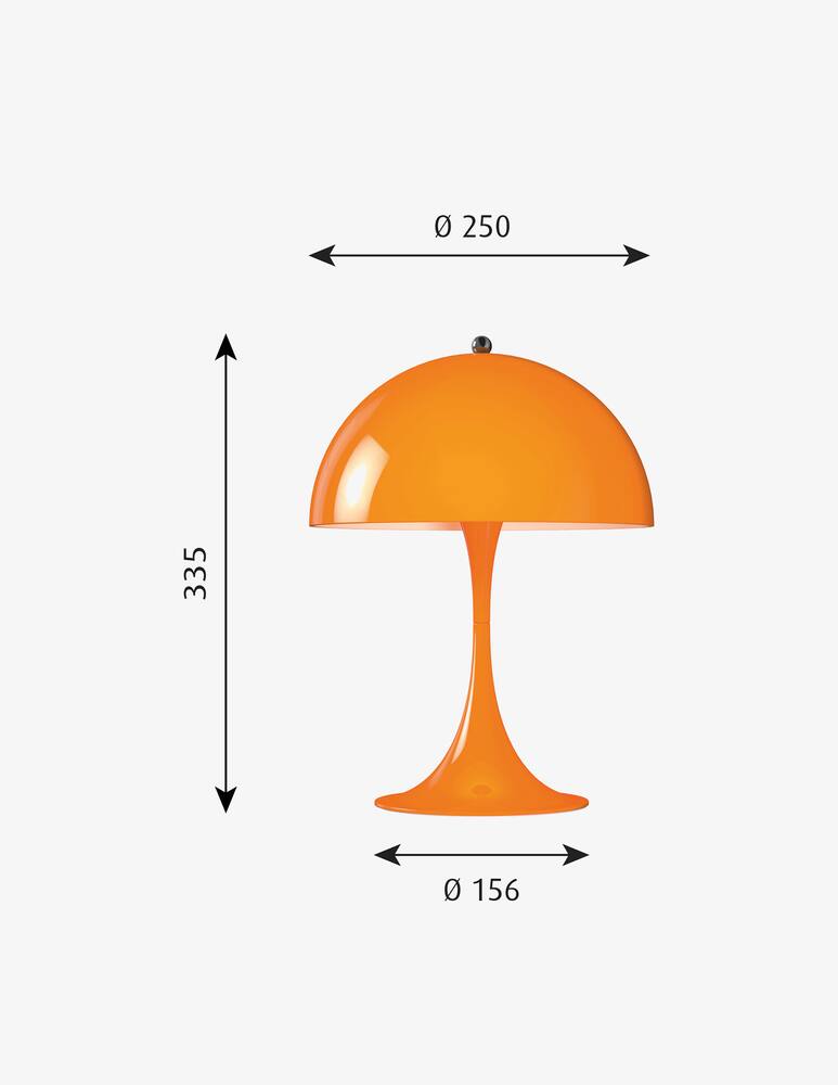 rinascente Louis Poulsen Panthella mini lampada  