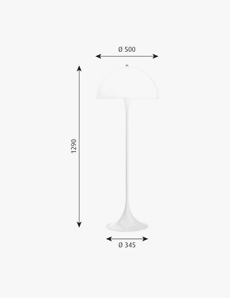 Louis Poulsen Floor lamp Panthella - White - picture 3 Louis Poulsen Floor lamp Panthella - White - picture 3