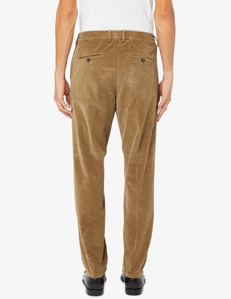 rinascente Cruna 2000 stripes velvet trousers