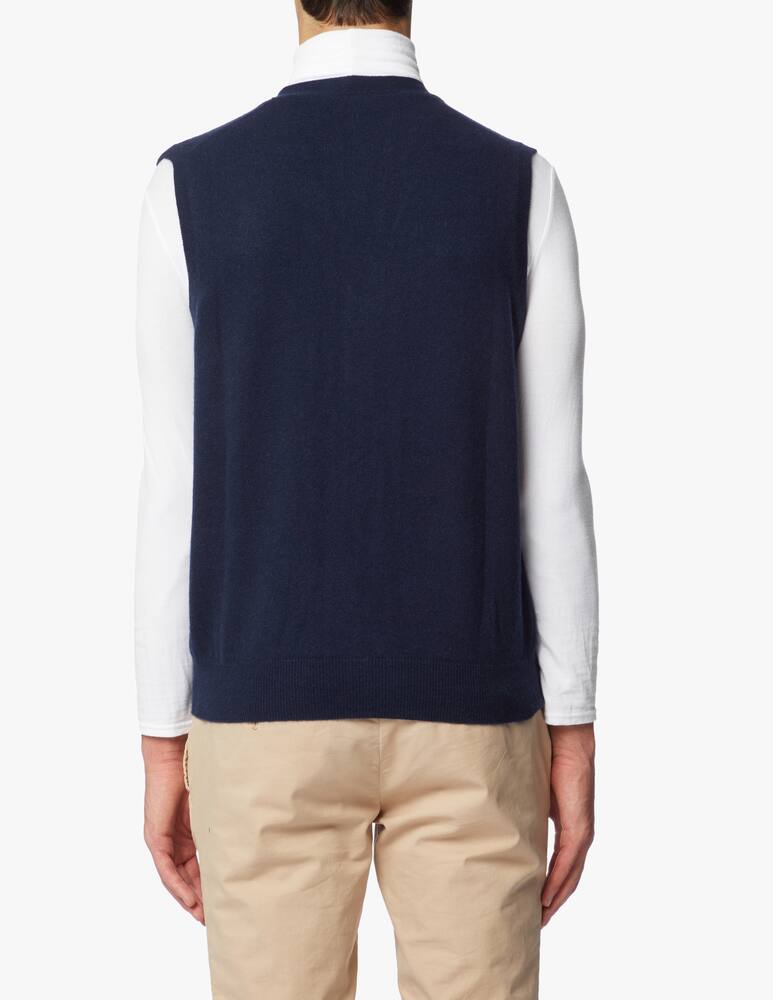 rinascente Pure Cashmere Cashmere bottons sleevless gilet