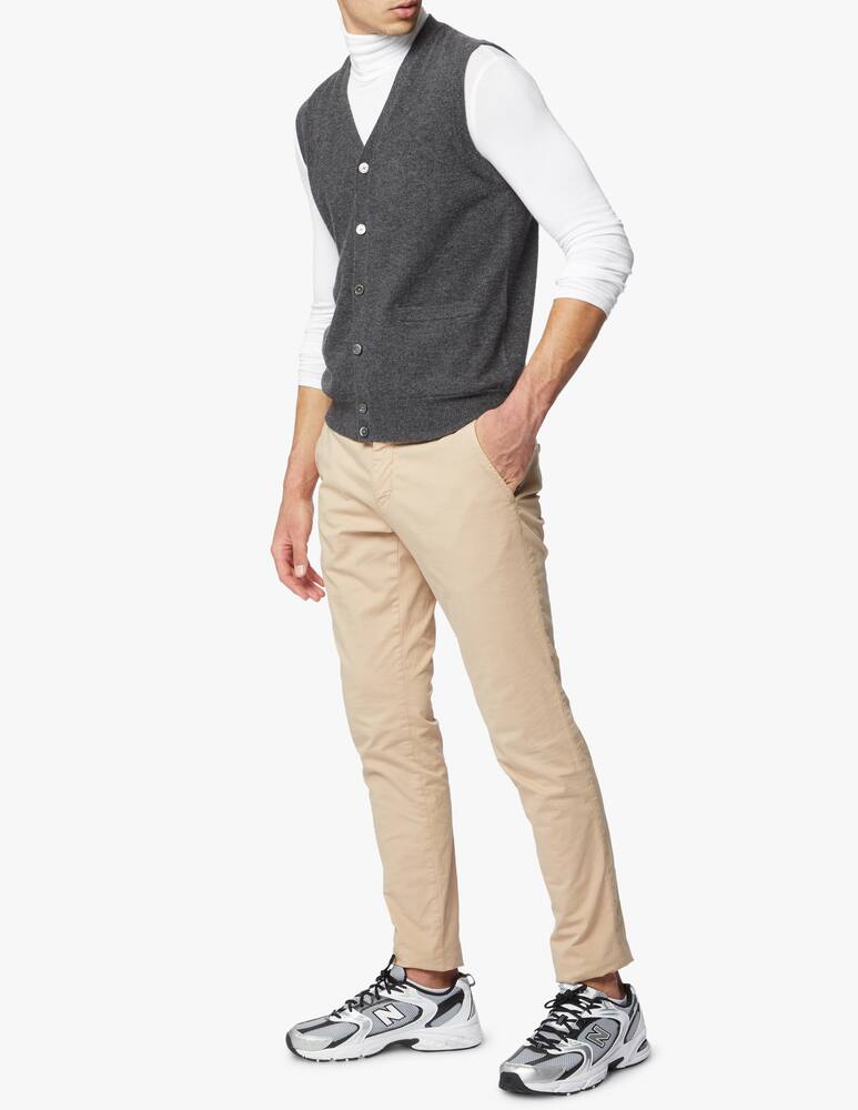 rinascente Pure Cashmere Cashmere bottons sleevless gilet