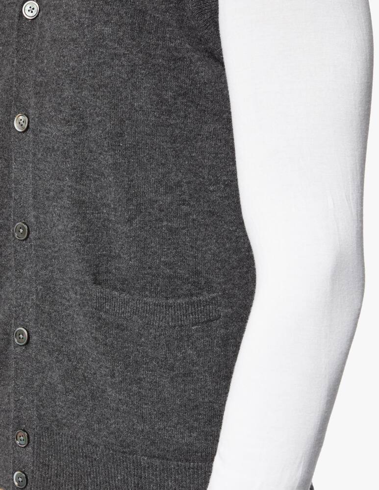 rinascente Pure Cashmere Cashmere bottons sleevless gilet