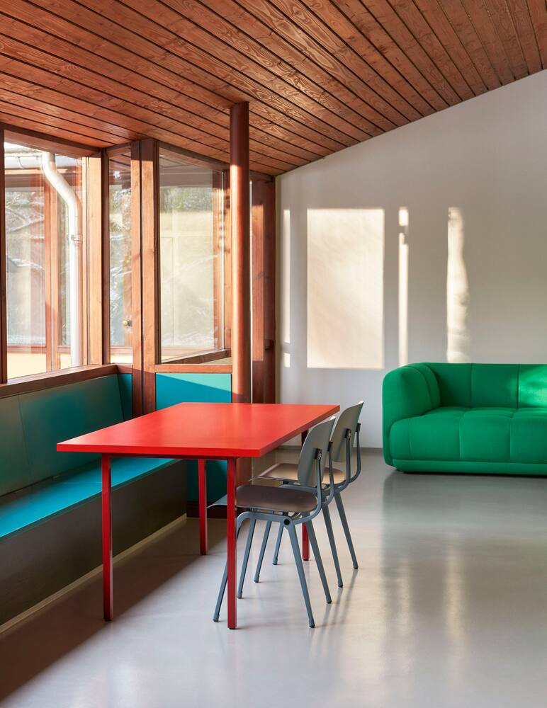 rinascente Hay Two-Colour Tavolo - Rosso