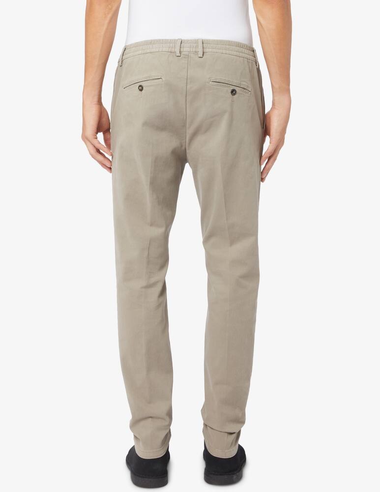 rinascente Cruna Slim fit gabardina trousers