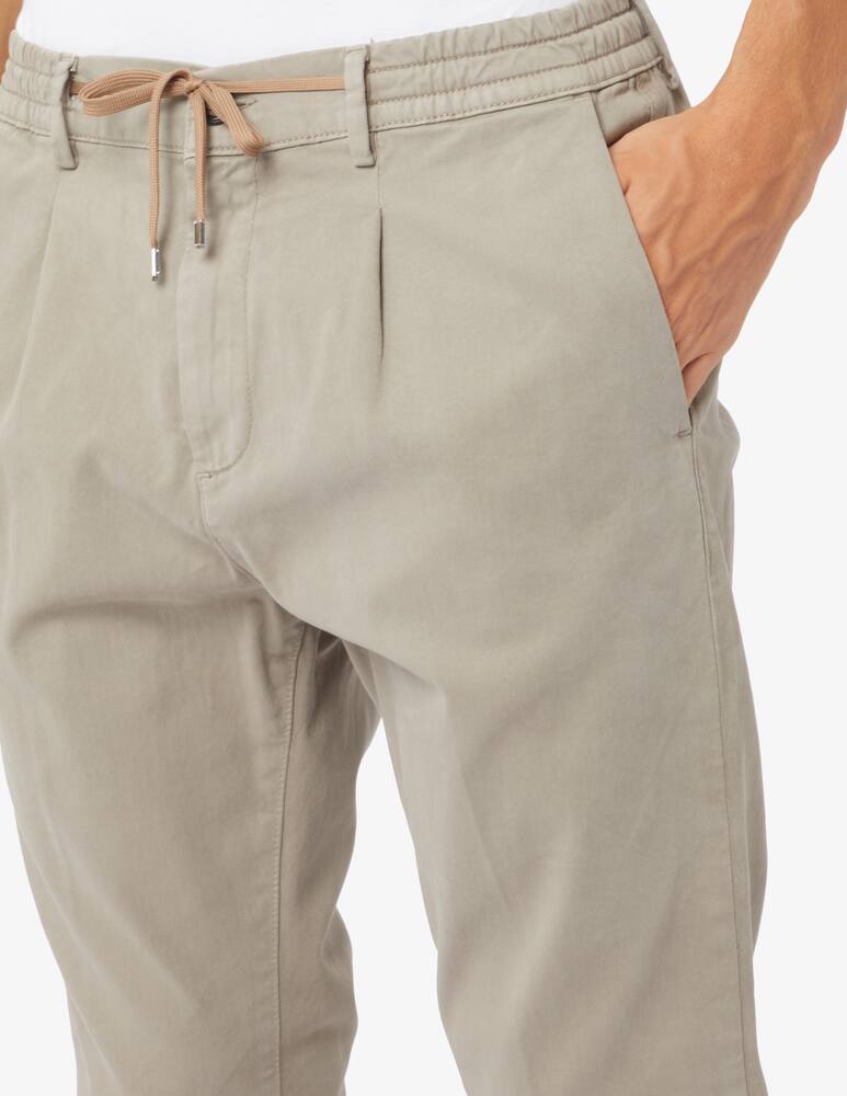rinascente Cruna Slim fit gabardina trousers