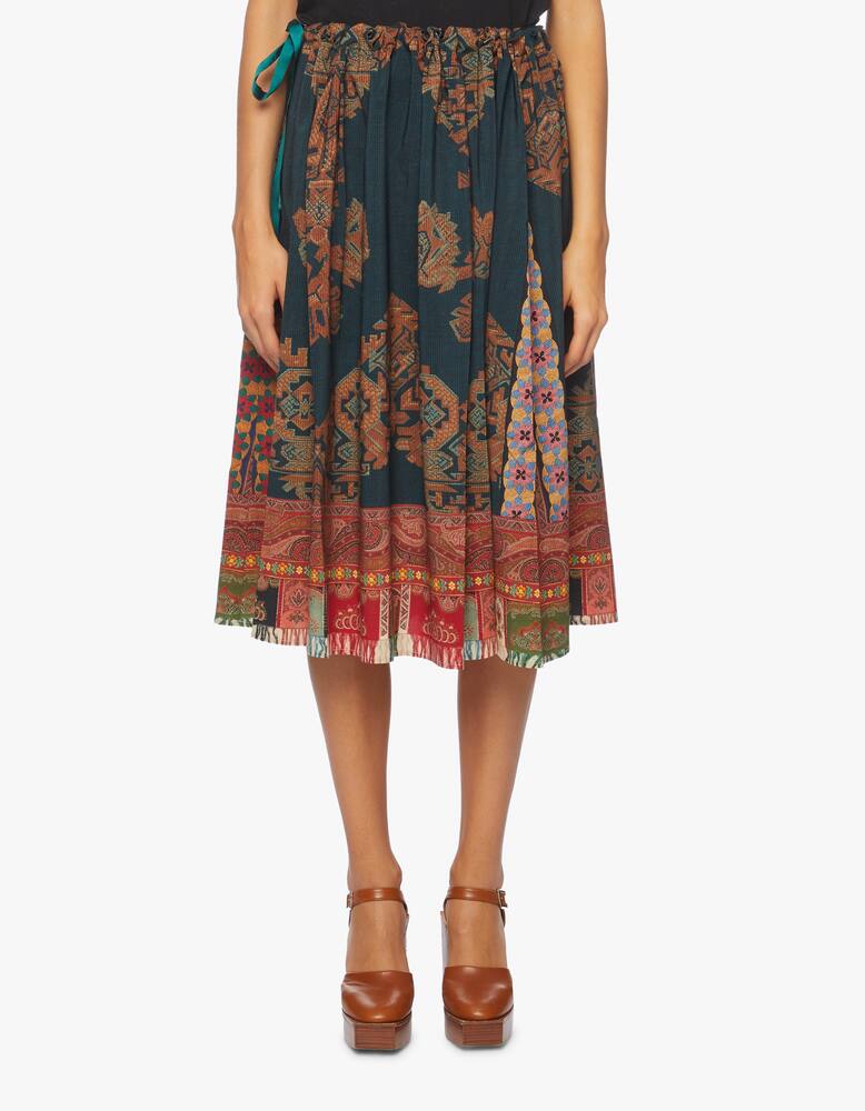 rinascente Pierre-Louis Mascia Printed skirt with drawstring