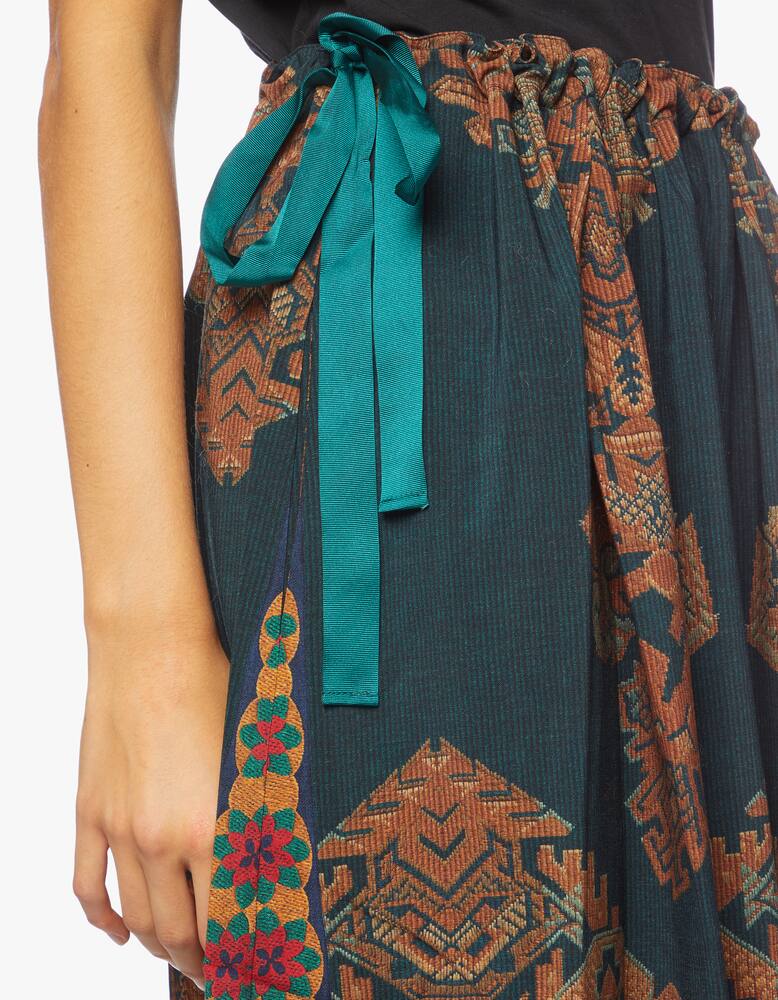 rinascente Pierre-Louis Mascia Printed skirt with drawstring