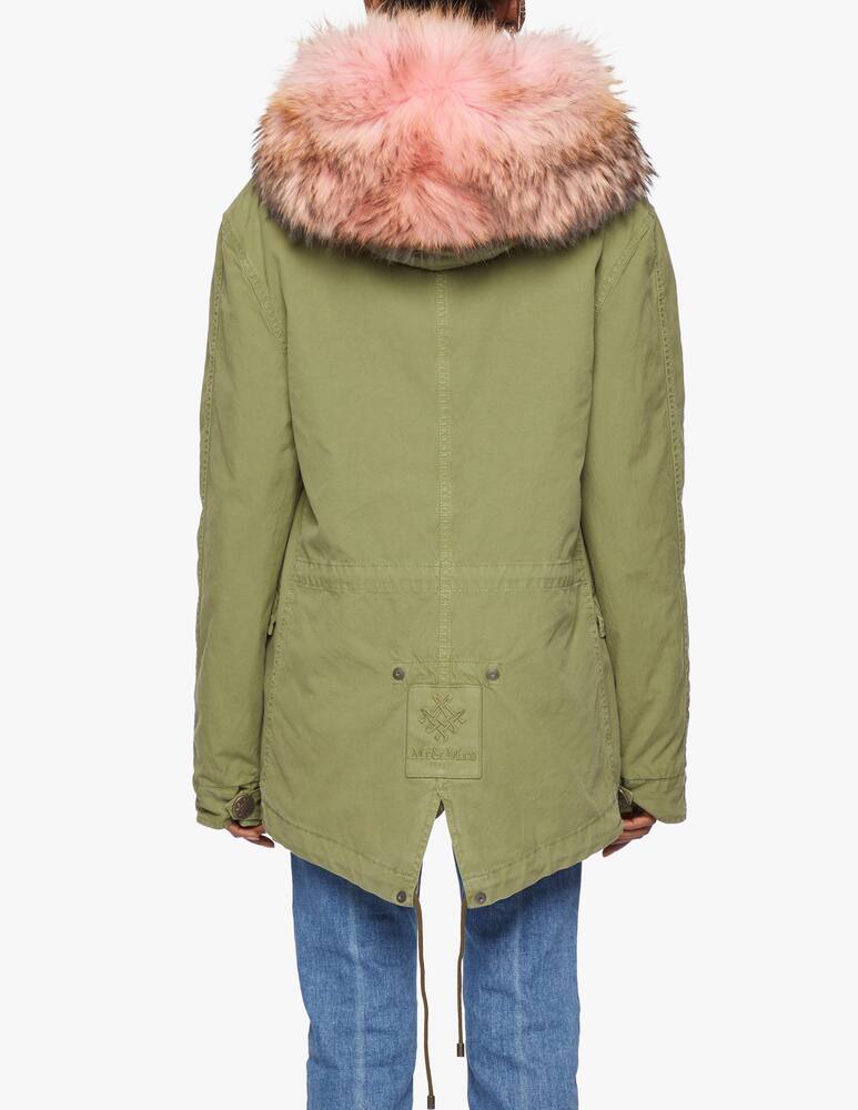 rinascente Mr&Mrs Italy Mini parka Quilt with fur trim