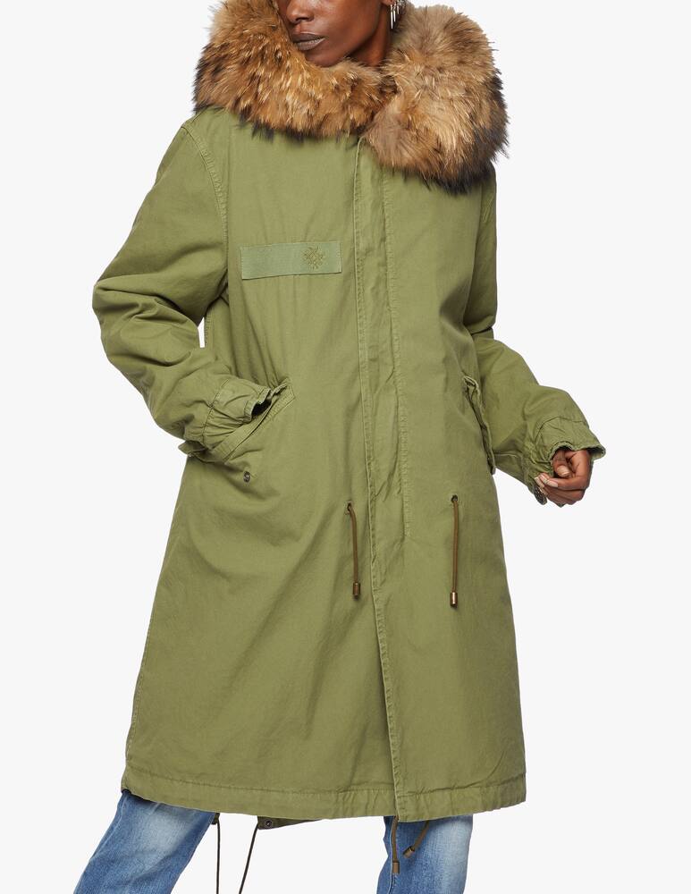 rinascente Mr&Mrs Italy Parka Quilt con bordo in pelliccia