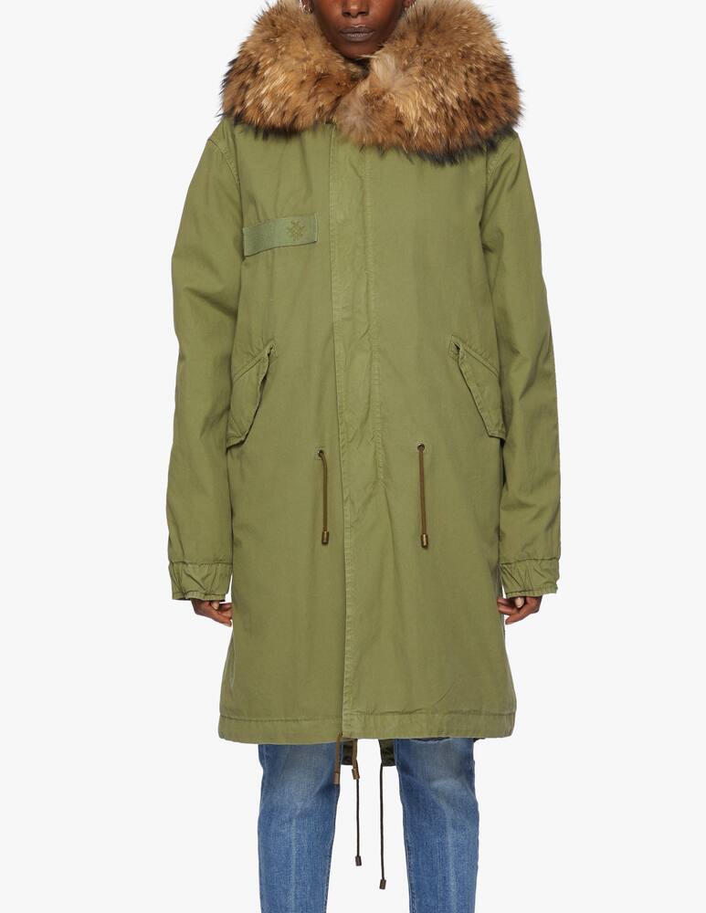 rinascente Mr&Mrs Italy Parka Quilt con bordo in pelliccia