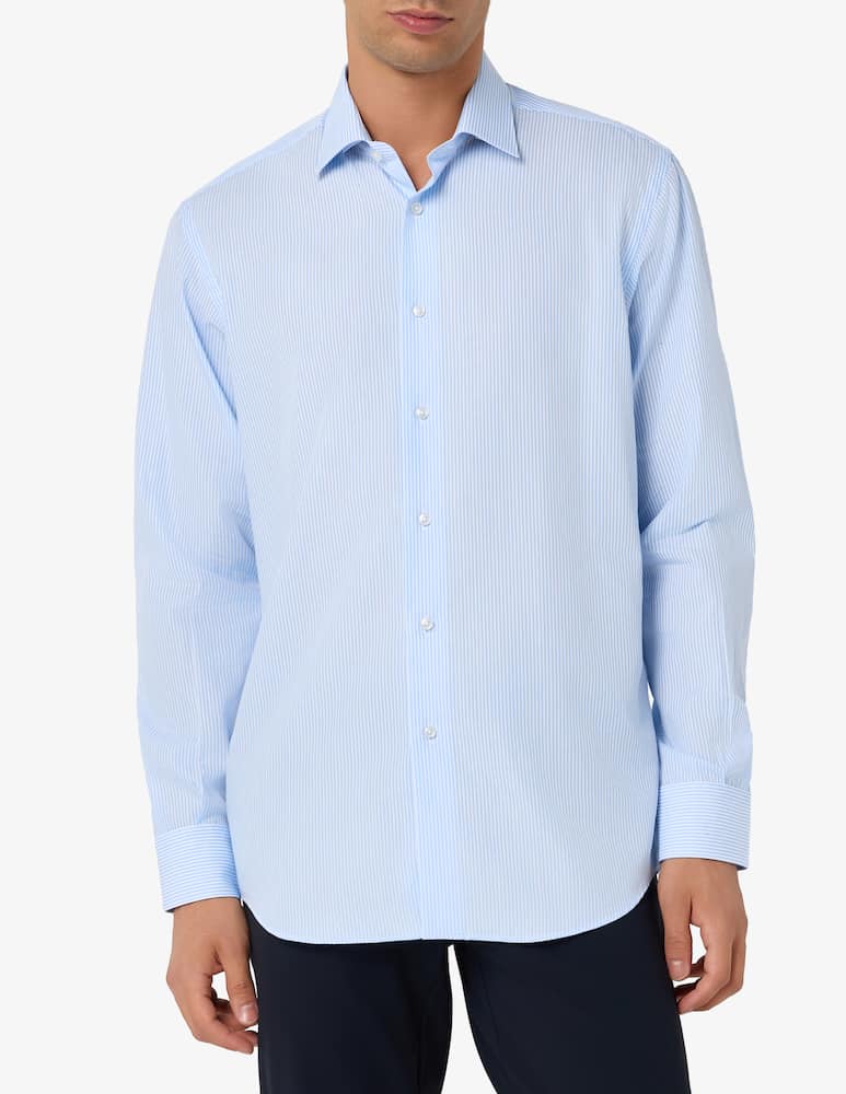 rinascente Sartoria Italiana Camicia a righe doppio ritorto modern fit