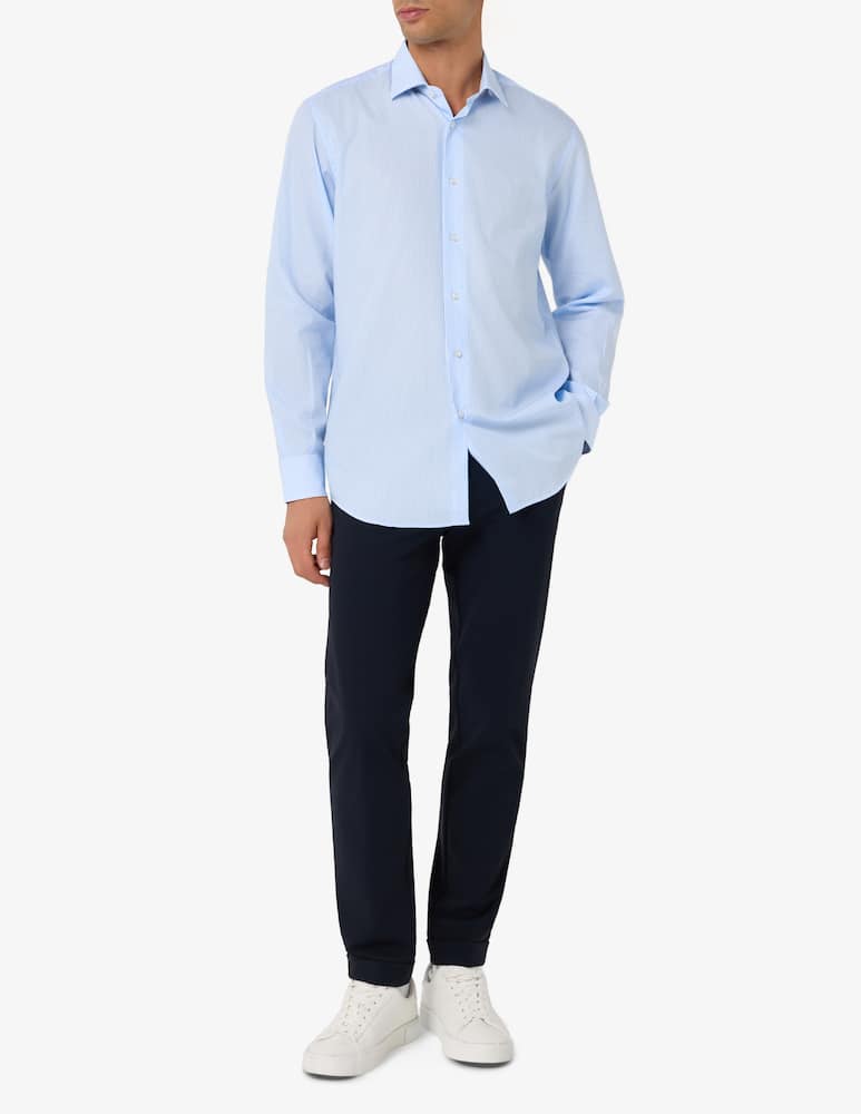 rinascente Sartoria Italiana Camicia a righe doppio ritorto modern fit