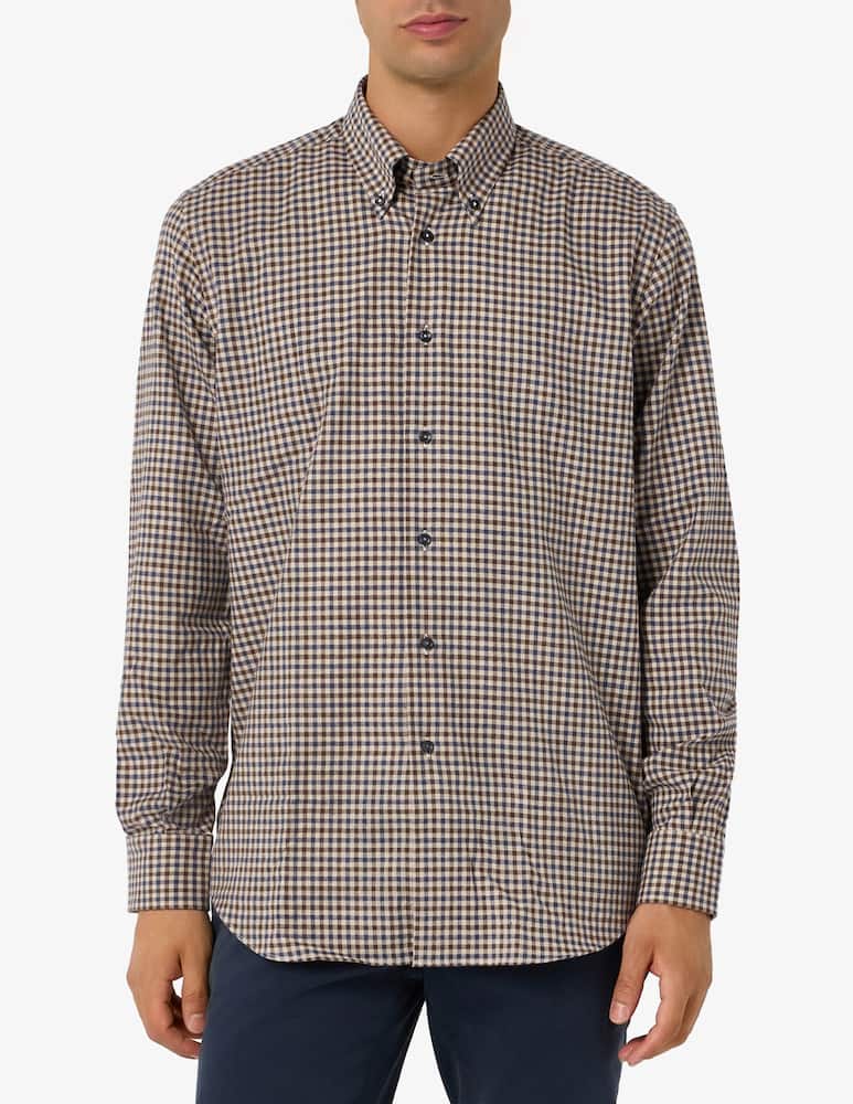 rinascente Sartoria Italiana check flannel shirt