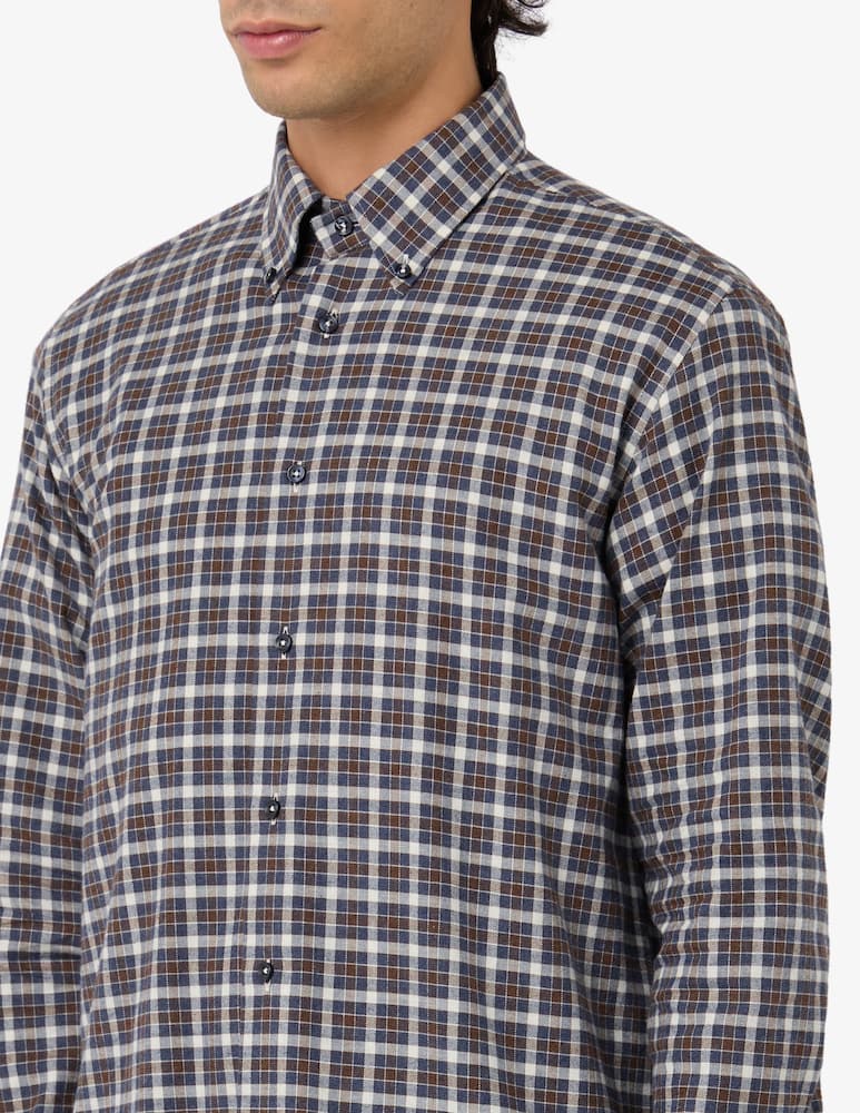 Sartoria Italiana Checked flannel shirt - picture 4 Sartoria Italiana Checked flannel shirt - picture 4