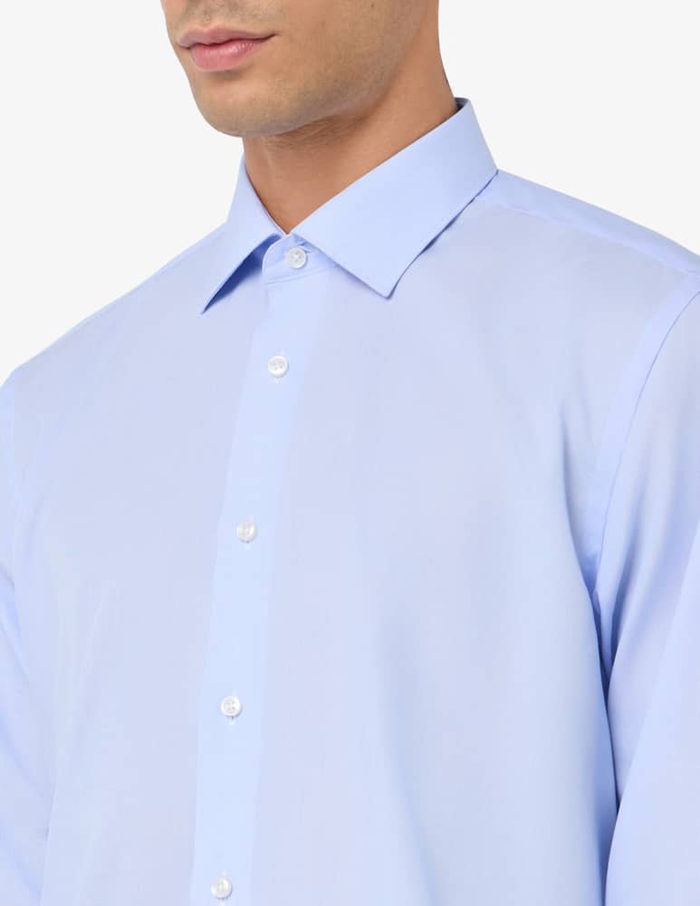 Sartoria Italiana Camicia microriga in popeline di cotone no iron regular fit - immagine 4 Sartoria Italiana Camicia microriga in popeline di cotone no iron regular fit - immagine 4