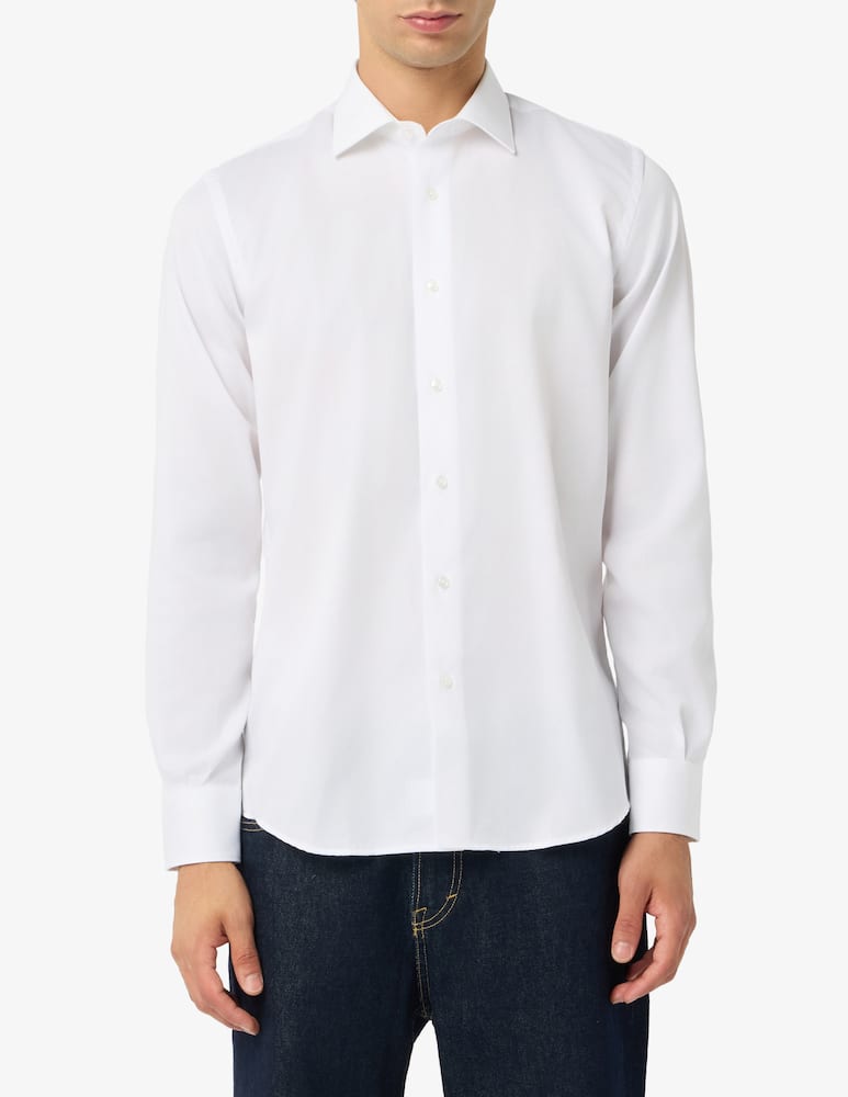 rinascente Sartoria Italiana Classic no-iron twill shirt