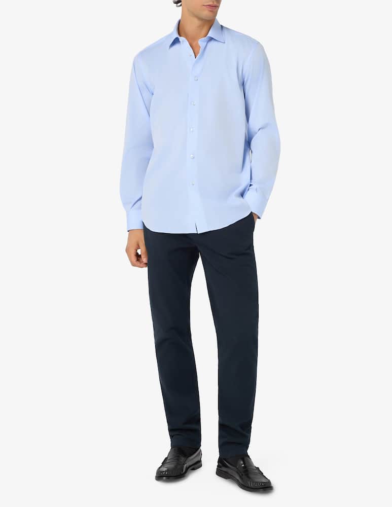 rinascente Sartoria Italiana Camicia in popeline regular fit no iron