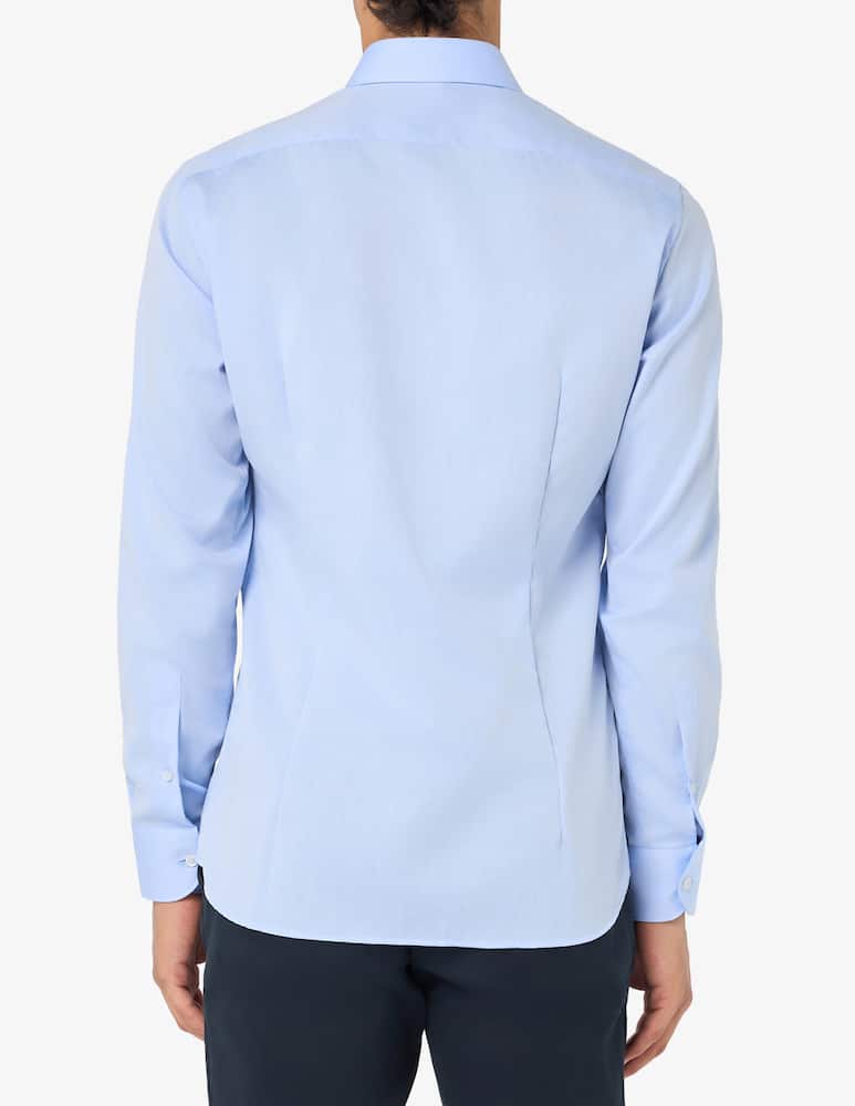 rinascente Sartoria Italiana Camicia in twill di cotone modern fit no iron