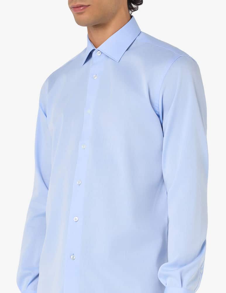 rinascente Sartoria Italiana Camicia in twill di cotone modern fit no iron