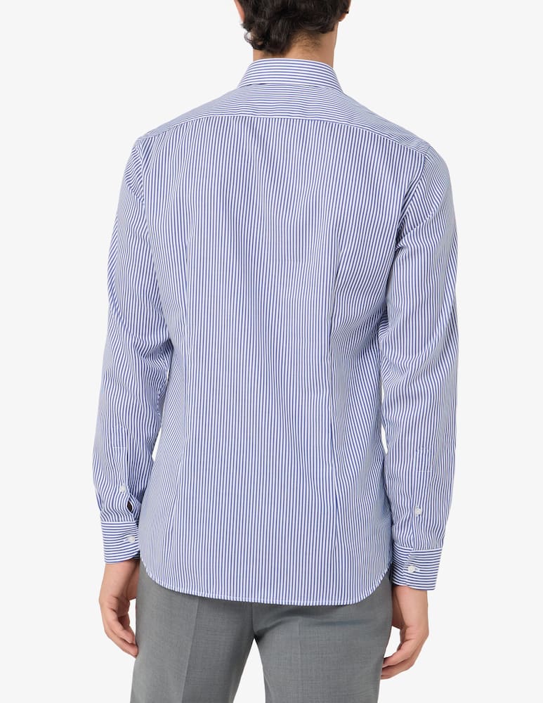 Sartoria Italiana Camicia a righe in twill di cotone no iron modern fit - immagine 3 Sartoria Italiana Camicia a righe in twill di cotone no iron modern fit - immagine 3