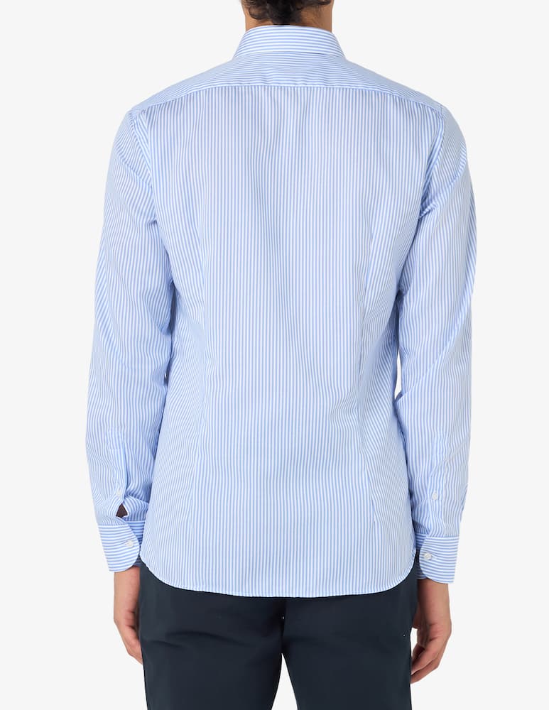 rinascente Sartoria Italiana Camicia in twill di cotone bastoncino no iron modern fit