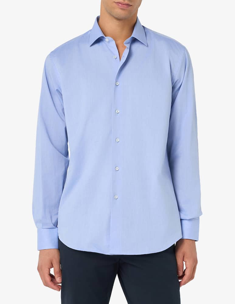 rinascente Sartoria Italiana Camicia zephir doppio ritorto regular fit