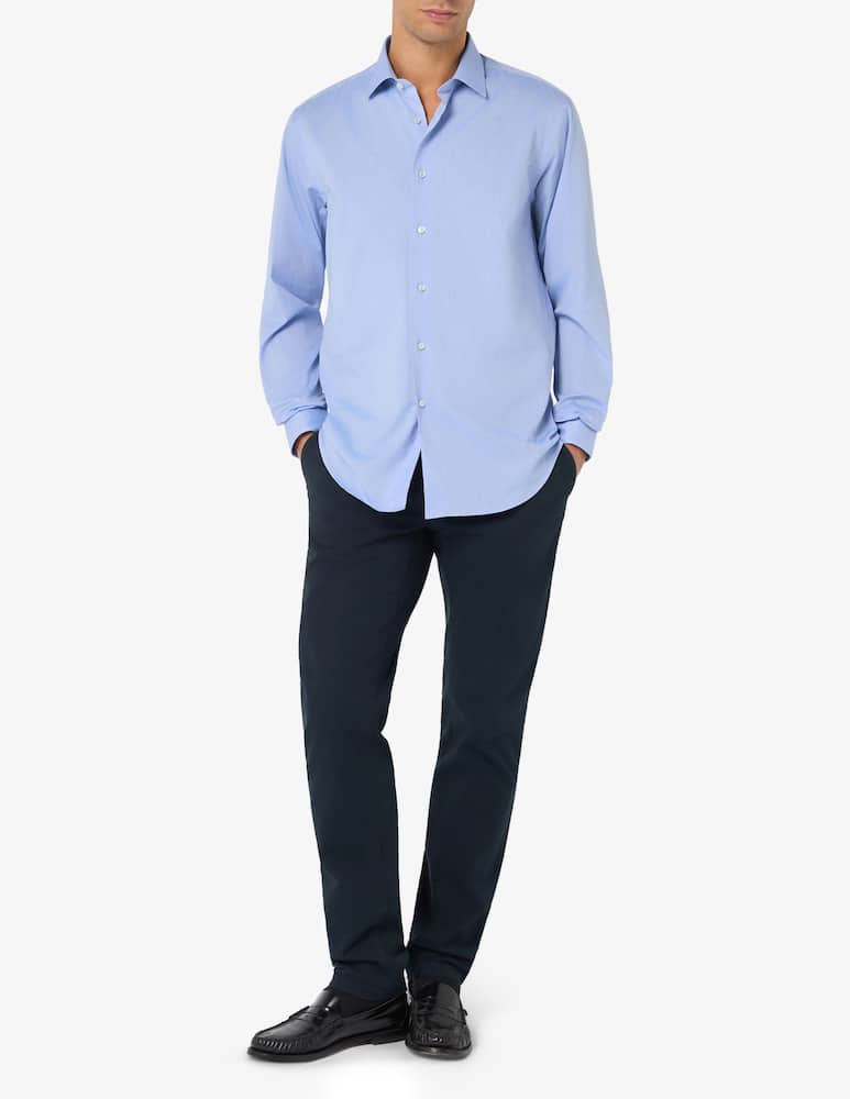 Sartoria Italiana Camicia zephir doppio ritorto regular fit - immagine 2 Sartoria Italiana Camicia zephir doppio ritorto regular fit - immagine 2