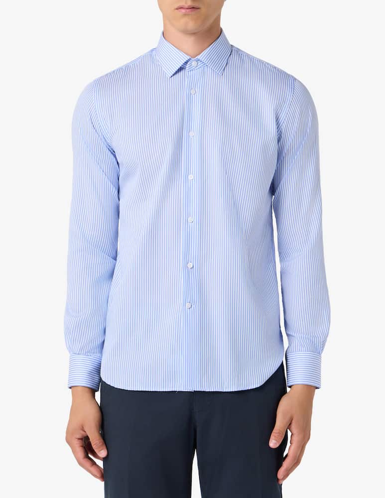 Delsiena Striped twill shirt - picture 1 Delsiena Striped twill shirt - picture 1