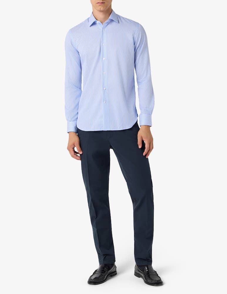 Delsiena Striped twill shirt - picture 2 Delsiena Striped twill shirt - picture 2