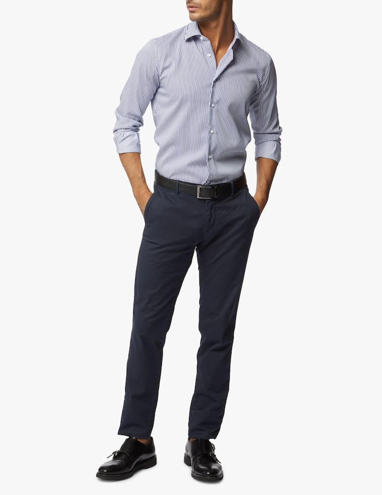 rinascente Delsiena Journey twill striped shirt