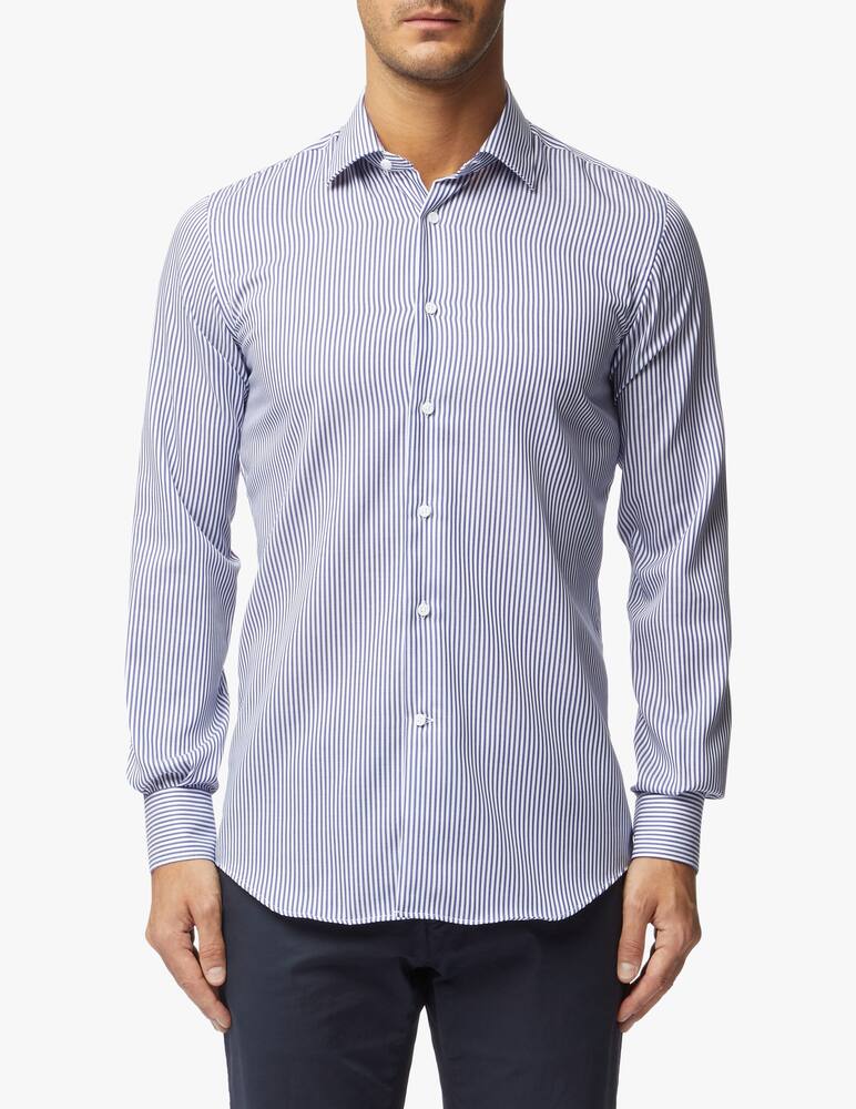rinascente Delsiena Journey twill striped shirt
