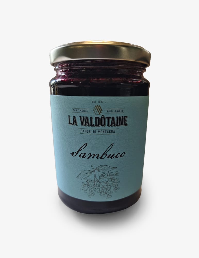 rinascente La Valdotaine Confettura Extra Sambuco 350g
