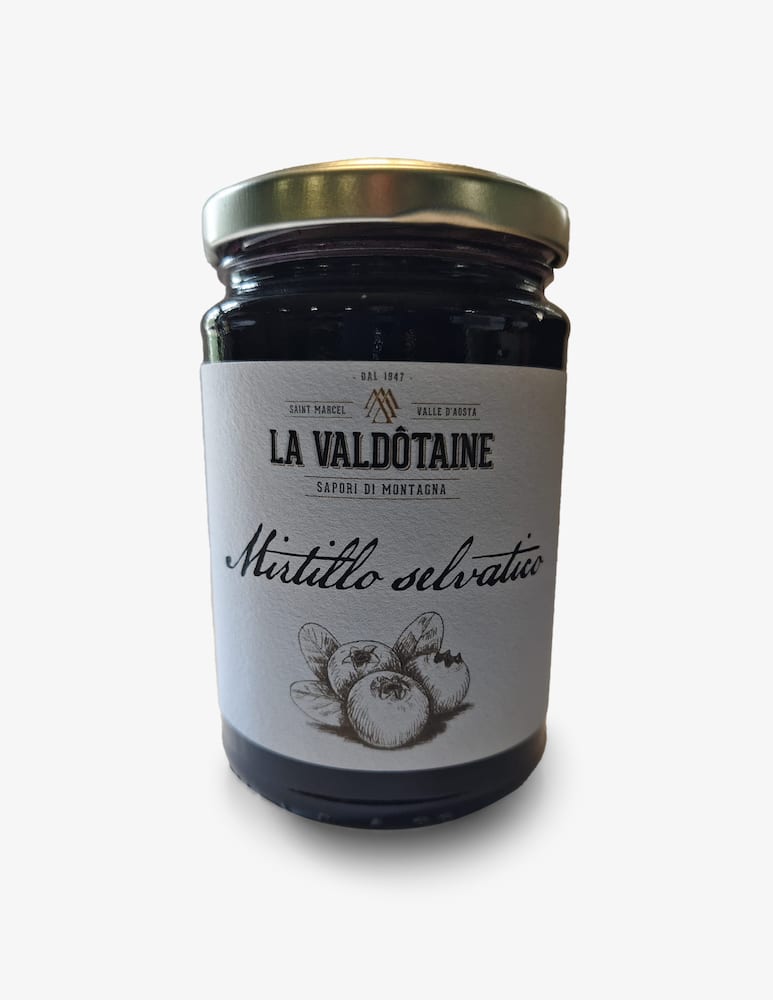 rinascente La Valdotaine Confettura Extra Mirtillo 350g