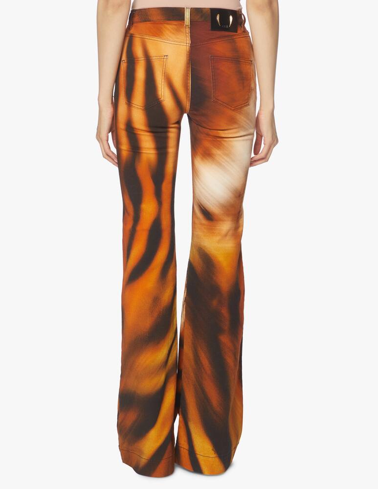 rinascente Roberto Cavalli Jeans a zampa e vita alta - multicolor