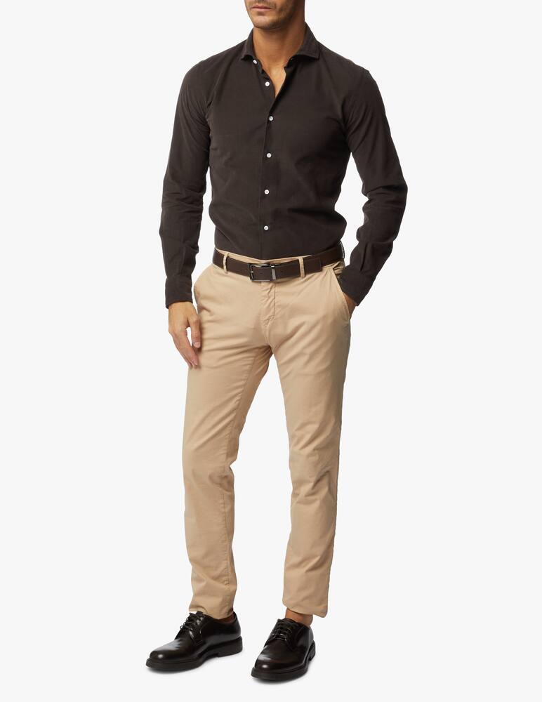 rinascente Delsiena Camicia in velluto millerighe