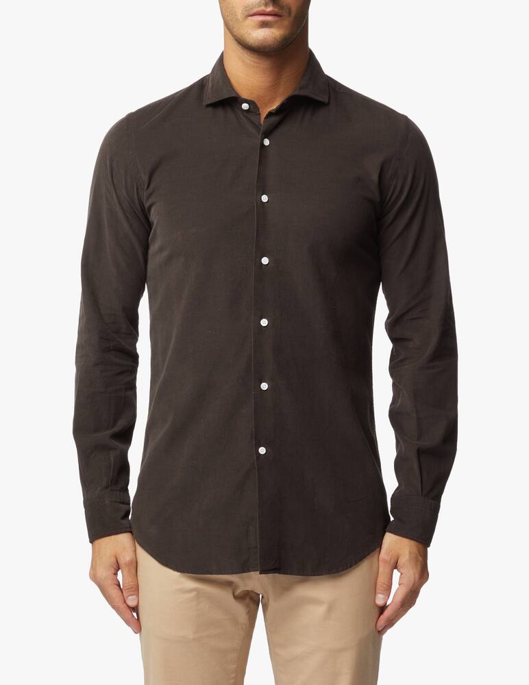 rinascente Delsiena Camicia in velluto millerighe