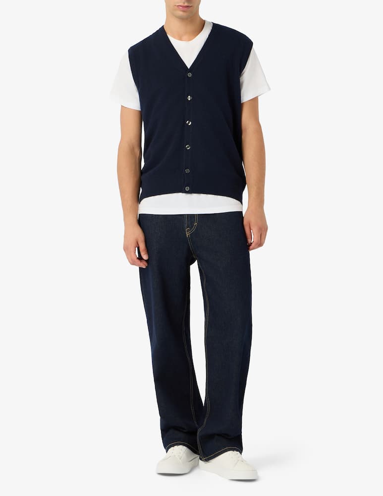 rinascente Rinascente Collection Lambswool buttoned gilet