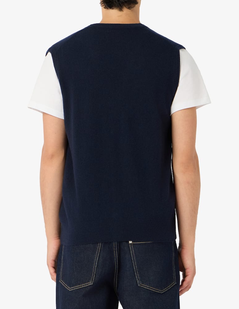 rinascente Rinascente Collection Lambswool buttoned gilet
