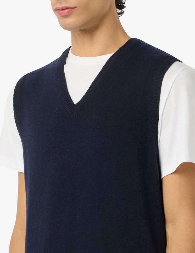 rinascente Rinascente Collection Gilet scollo a V in lana d'agnello