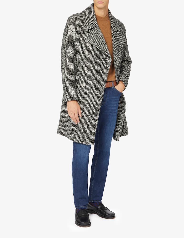 rinascente Bottega Martinese Cappotto tess diagonale