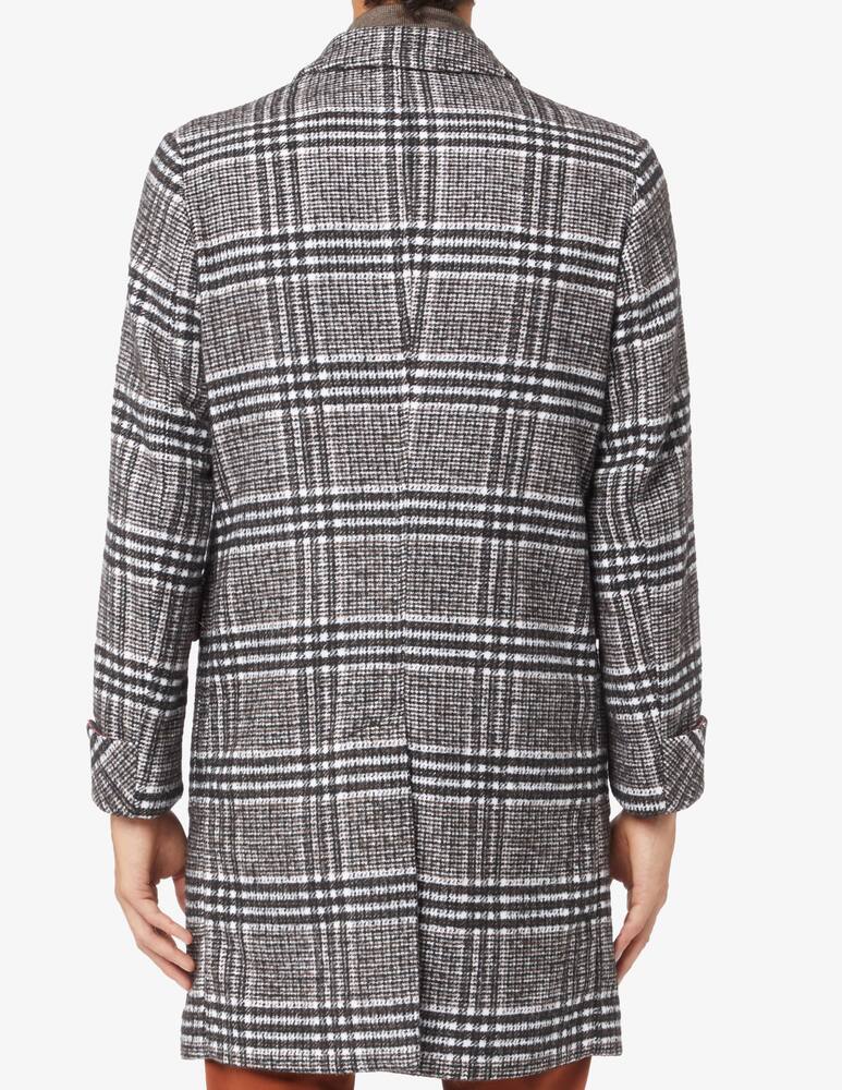 rinascente Bottega Martinese Check short double breasted coat