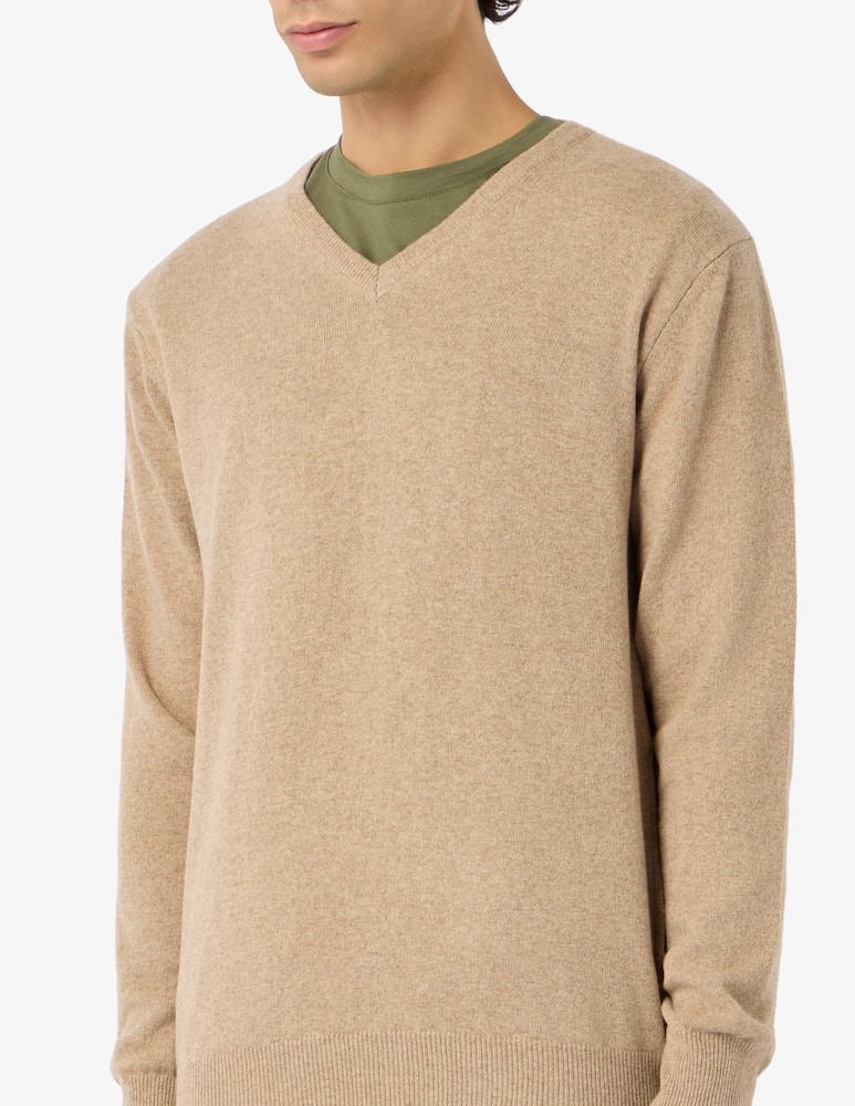 Rinascente Collection V-neck lambswool pullover - picture 4 Rinascente Collection V-neck lambswool pullover - picture 4
