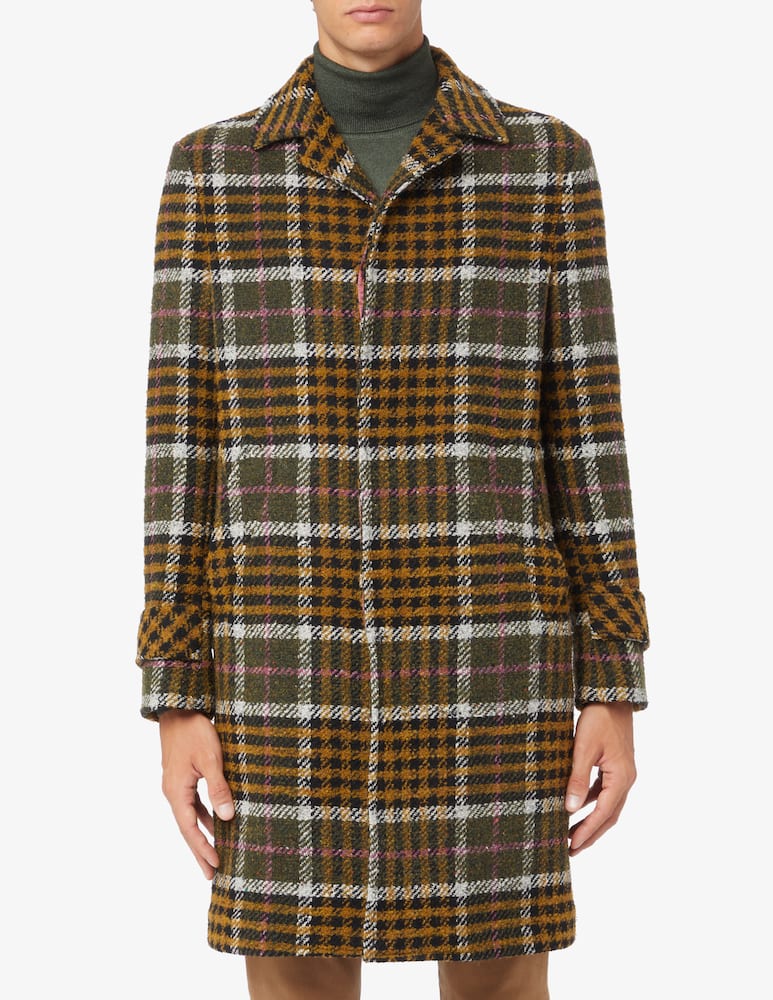 Bottega Martinese Cappotto monopetto galles corto - immagine 1
