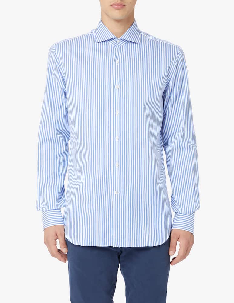 Alessandro Gherardi Small stripe abliate shirt - picture 1 Alessandro Gherardi Small stripe abliate shirt - picture 1