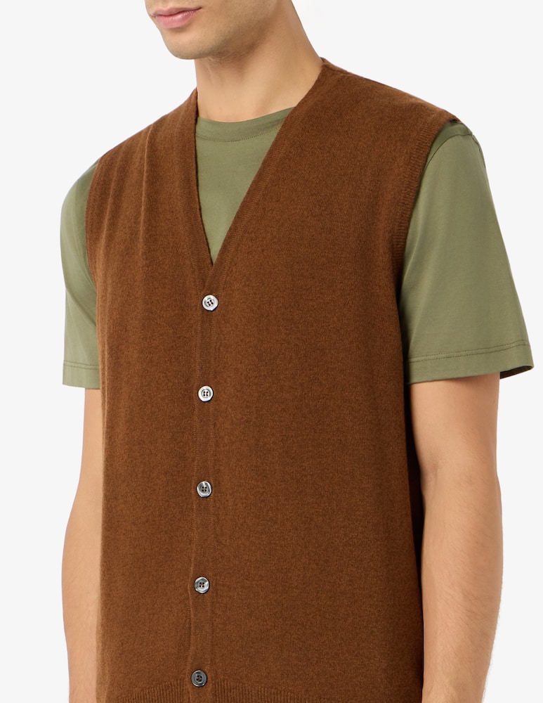 rinascente Rinascente Collection Gilet con bottoni in lana d'agnello